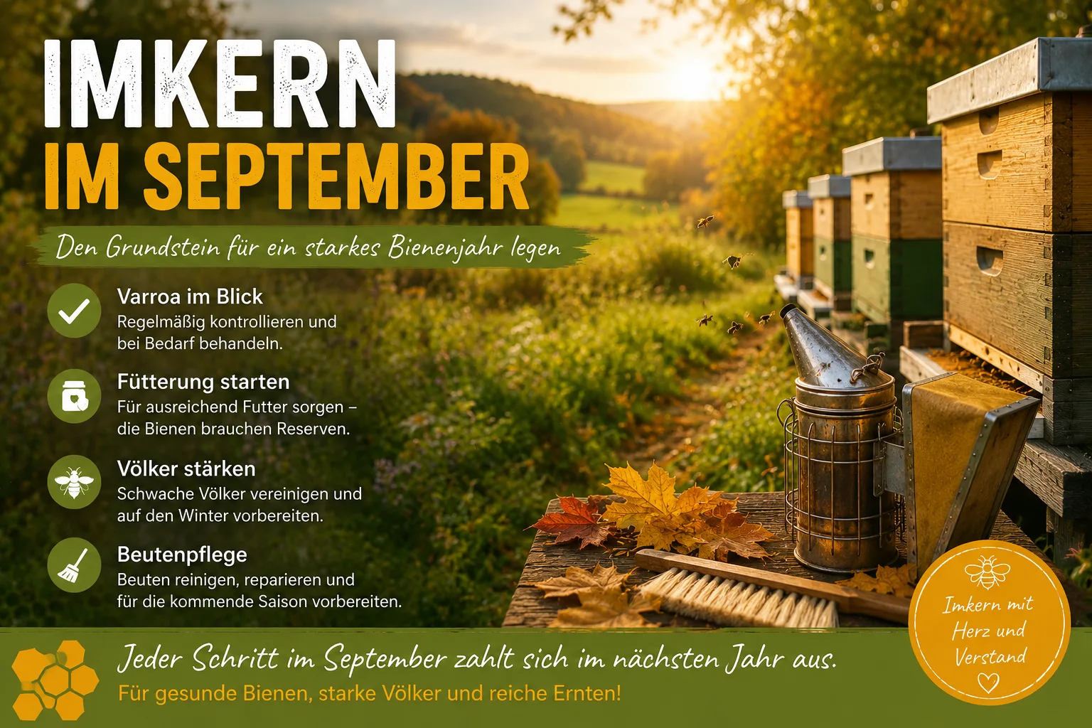 Imkern im September