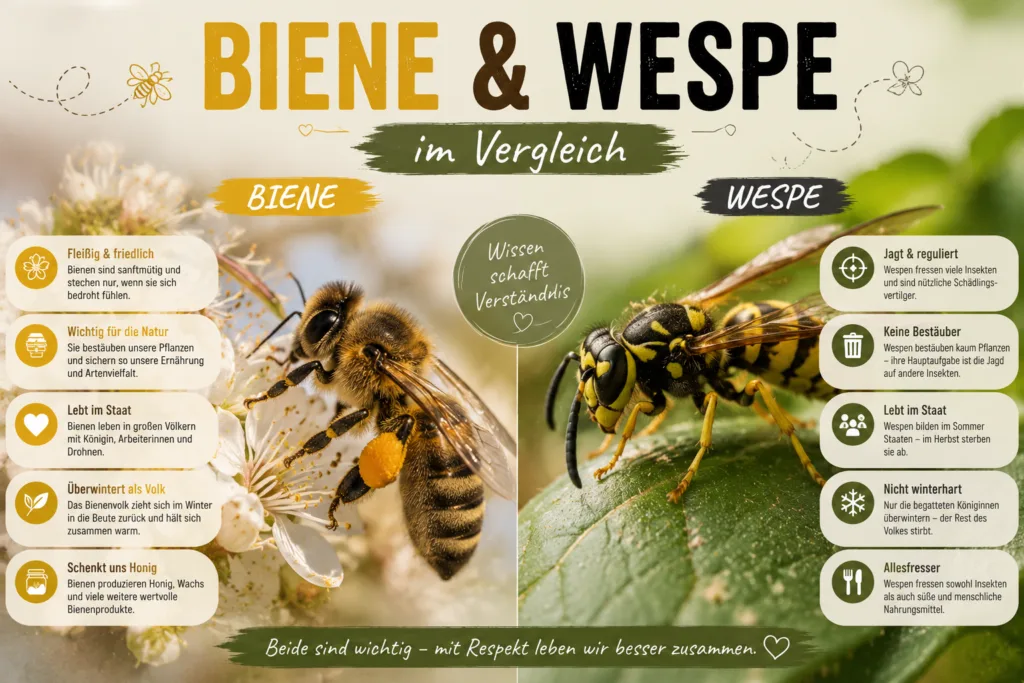 Biene oder Wespe